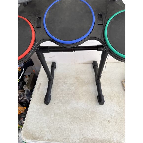 Guitar Hero Nintendo Wii World Tour Bundle - Drum, 2 Guitars No Pedal Untested - Picture 10 of 14